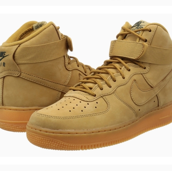 Nike Air Force 1 High 'Flax' 882096 200 Me… - Picture 12 of 12